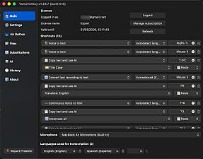 Скриншот VoiceHotKey Speech to Text