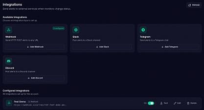 Скриншот Klock - Uptime Monitor