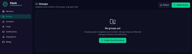 Скриншот Klock - Uptime Monitor