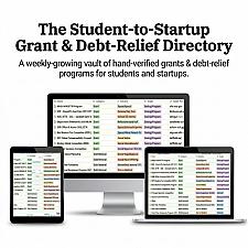 Скриншот Weekly Grant & Debt-Relief Directory