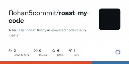 Скриншот Roast My Code