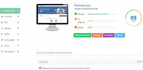 Скриншот Website Audit Tool