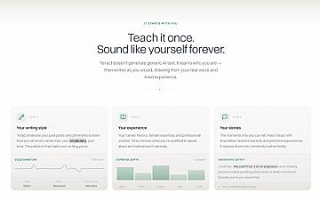 Скриншот Teract AI