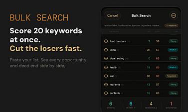 Скриншот Keyword Scout