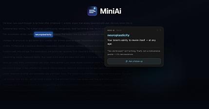 Скриншот MiniAi
