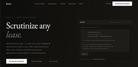 Скриншот Scrutr AI