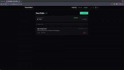 Скриншот TranscribeAI