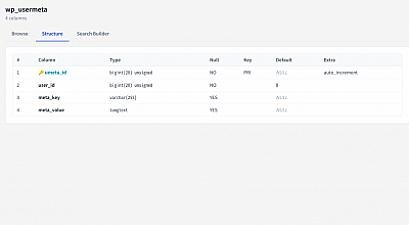 Скриншот PHP DB Admin