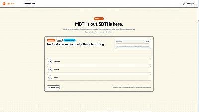 Скриншот SBTI Test