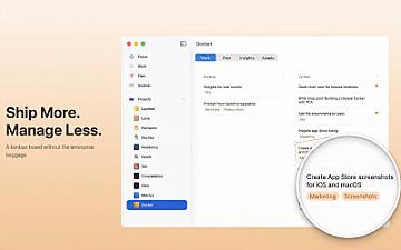 Скриншот Docket