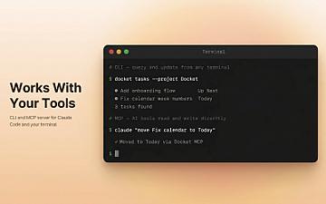 Скриншот Docket