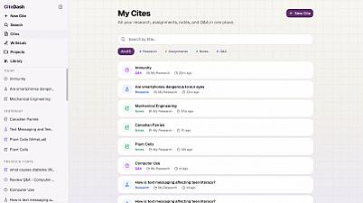Скриншот CiteDash AI