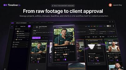 Скриншот Timeliner.io