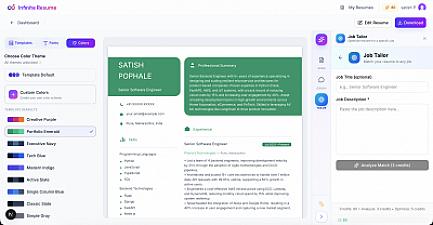 Скриншот Infinite Resume