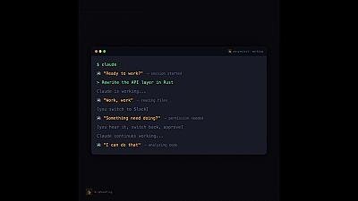 Скриншот PeonPing