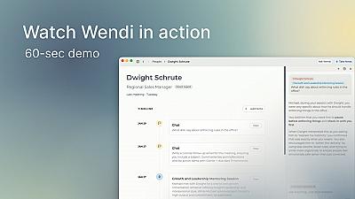 Скриншот Wendi AI