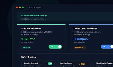 Скриншот CloudCostPilot
