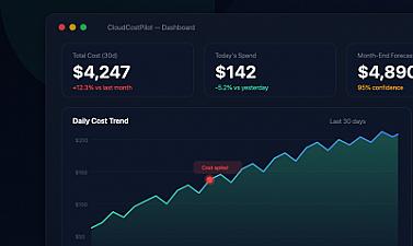 Скриншот CloudCostPilot