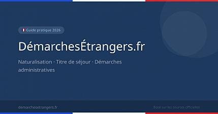 Скриншот Démarches Étrangers