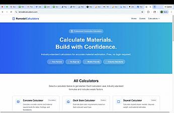 Скриншот Remodel Calculators