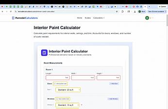 Скриншот Remodel Calculators