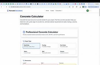 Скриншот Remodel Calculators