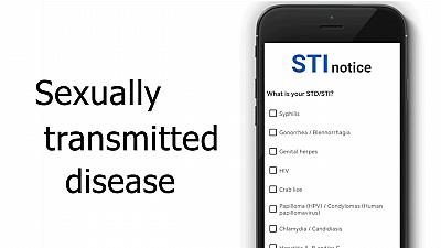 Скриншот STI notice app