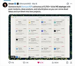 Скриншот Startups.RIP