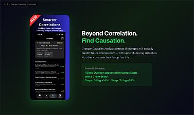 Скриншот Correlate - Health Insights