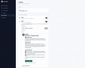 Скриншот SignalCI