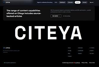 Скриншот Citeya
