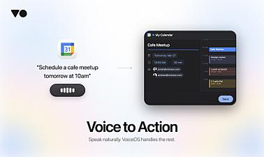 Скриншот VoiceOS