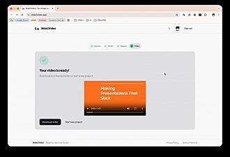 Скриншот Slide2Video