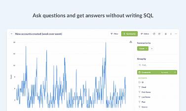 Скриншот Metabase Data Studio