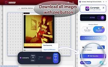 Скриншот Cxrompix: Bulk Picture Downloader