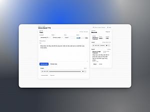 Скриншот Voice Desk TTS