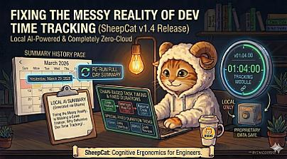Скриншот SheepCat Tracking My Work
