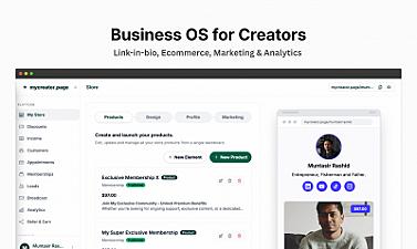 Скриншот mycreator.page