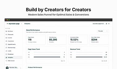 Скриншот mycreator.page
