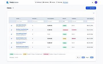 Скриншот PurelyInvoices.com
