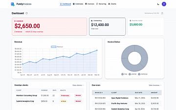Скриншот PurelyInvoices.com
