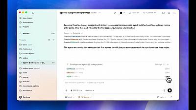 Скриншот Codex Subagents