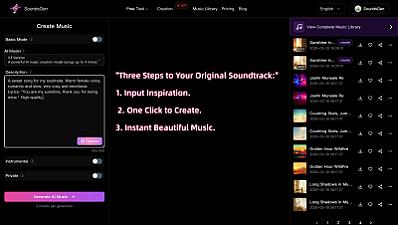 Скриншот SoundsGen - AI Music Generator