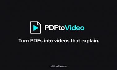 Скриншот PDFtoVideo