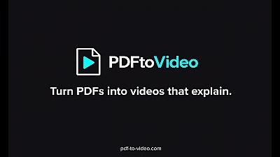 Скриншот PDFtoVideo