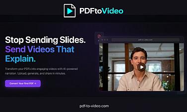 Скриншот PDFtoVideo