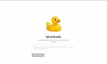 Скриншот Explain Your Bug to the Rubber Duck