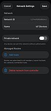 Скриншот Manage ZeroTier Networks