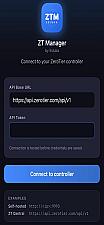 Скриншот Manage ZeroTier Networks