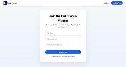 Скриншот BuildFocus